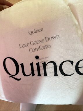 Quince Luxe lightweight Goose Down Comforter King